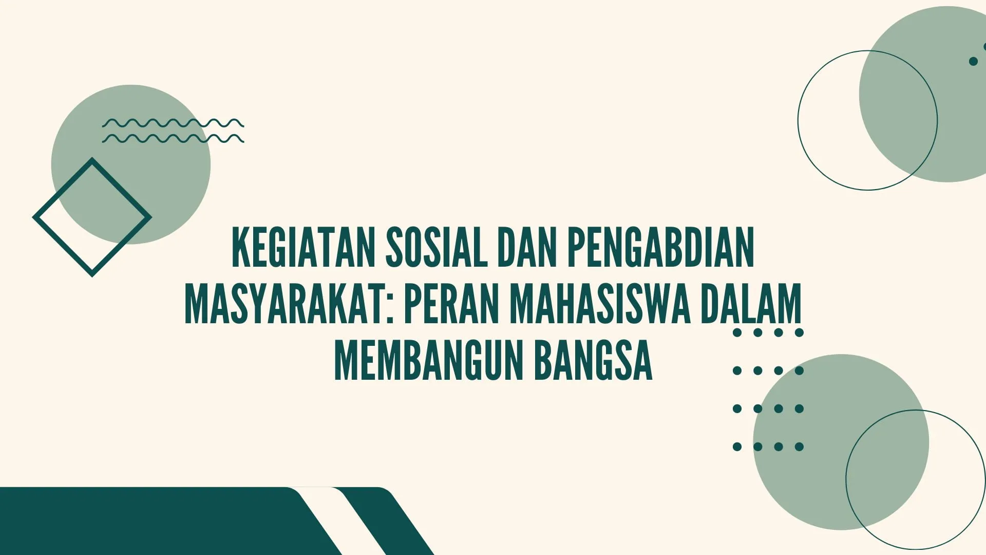 Pengabdian Masyarakat dan Kegiatan Sosial