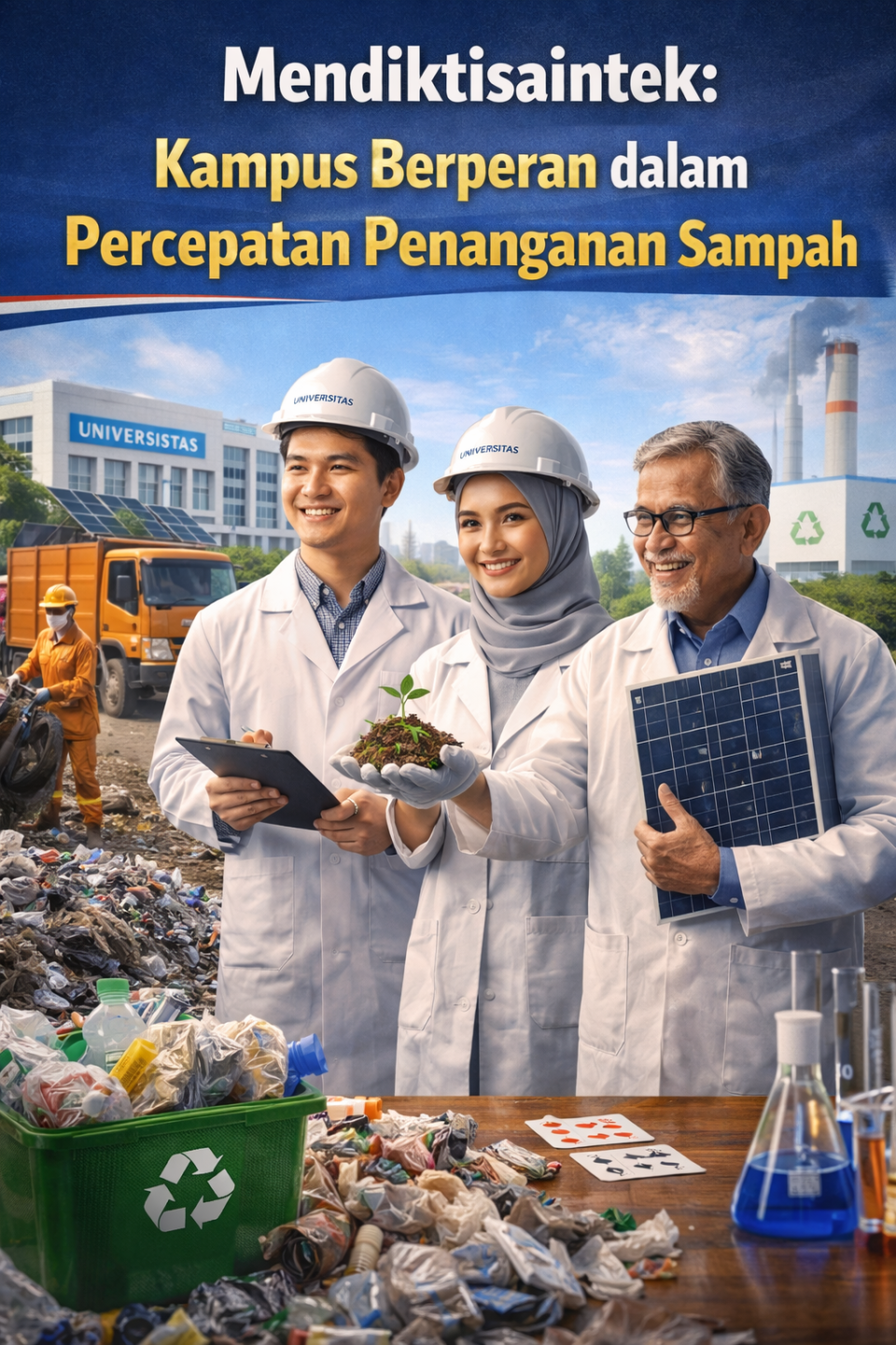 Mendiktisaintek: Kampus Berperan dalam Percepatan Penanganan Sampah