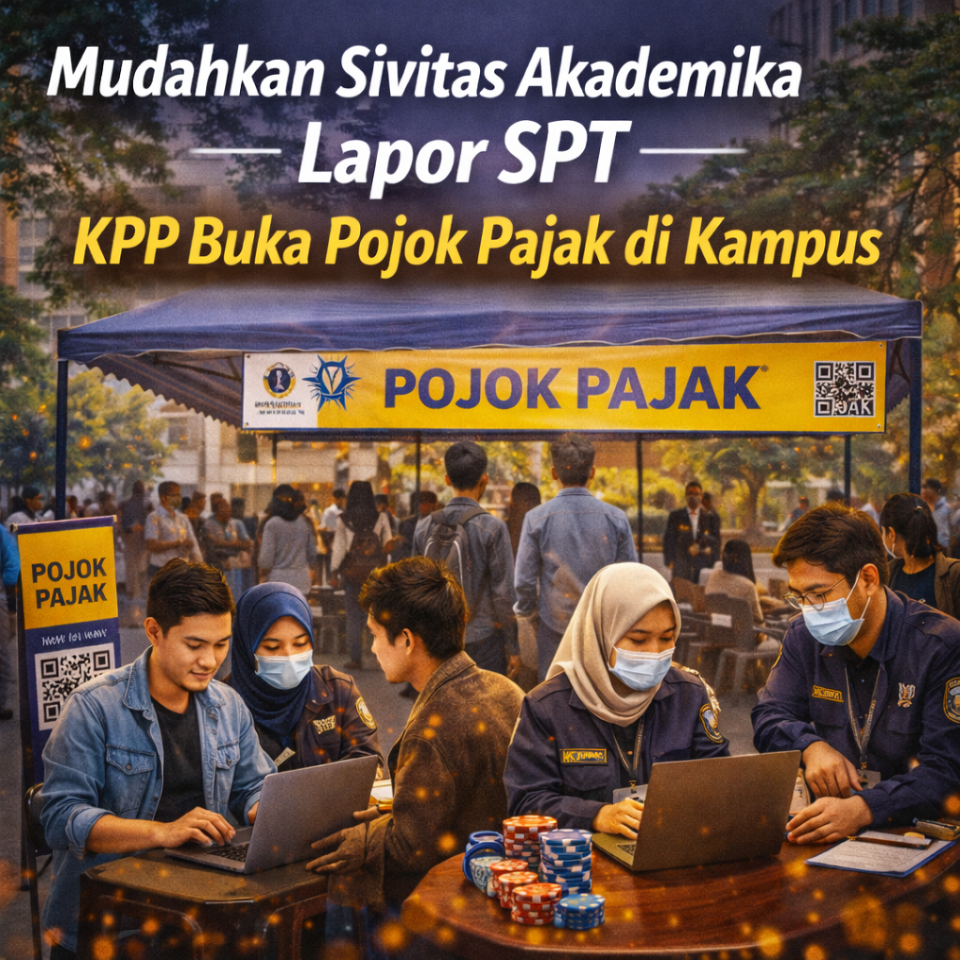 Mudahkan Sivitas Akademika Lapor SPT, KPP Buka Pojok Pajak di Kampus