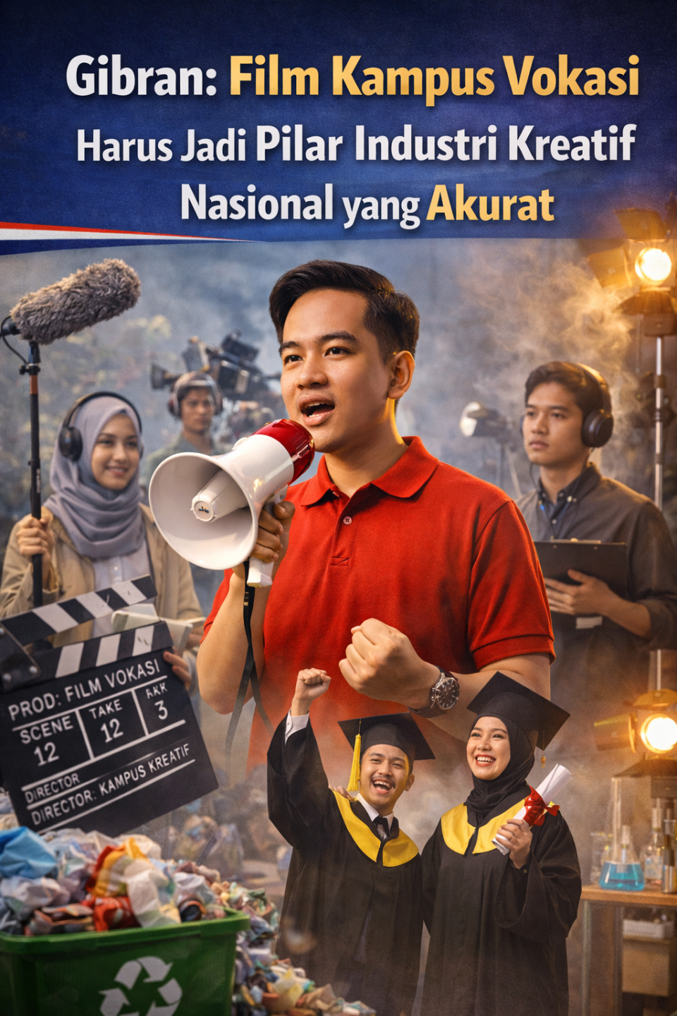 Gibran: Film Kampus Vokasi Harus Jadi Pilar Industri Kreatif Nasional yang Akurat