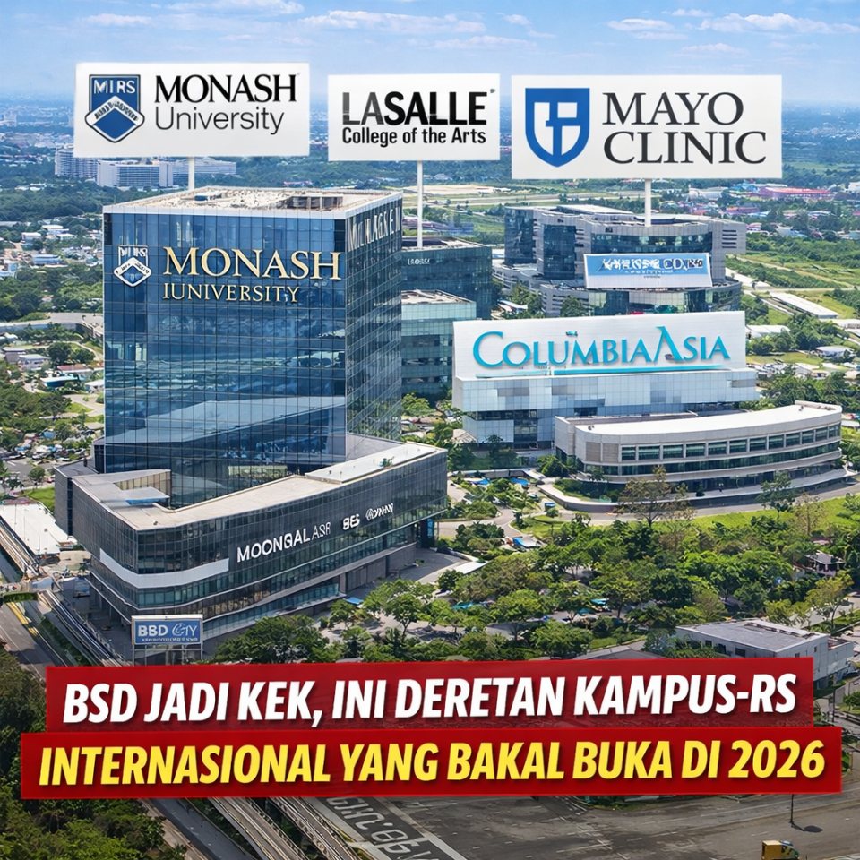 BSD Jadi KEK, Ini Deretan Kampus RS Internasional yang Bakal Buka di 2026