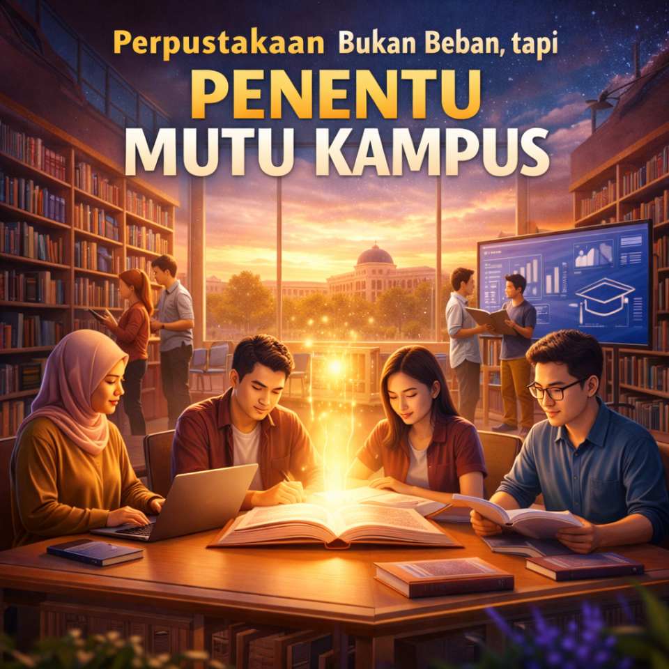 Perpustakaan Bukan Beban, tapi Penentu Mutu Kampus