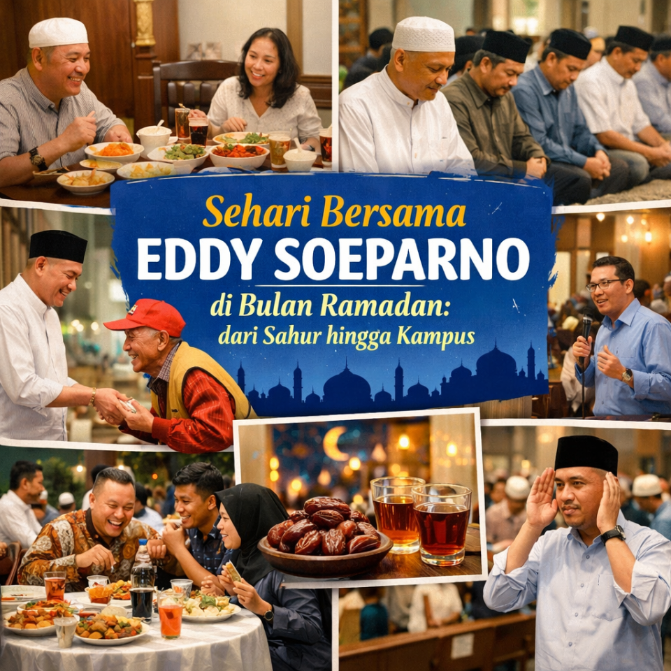 Sehari Bersama Eddy Soeparno di Bulan Ramadan: dari Sahur hingga Kampus