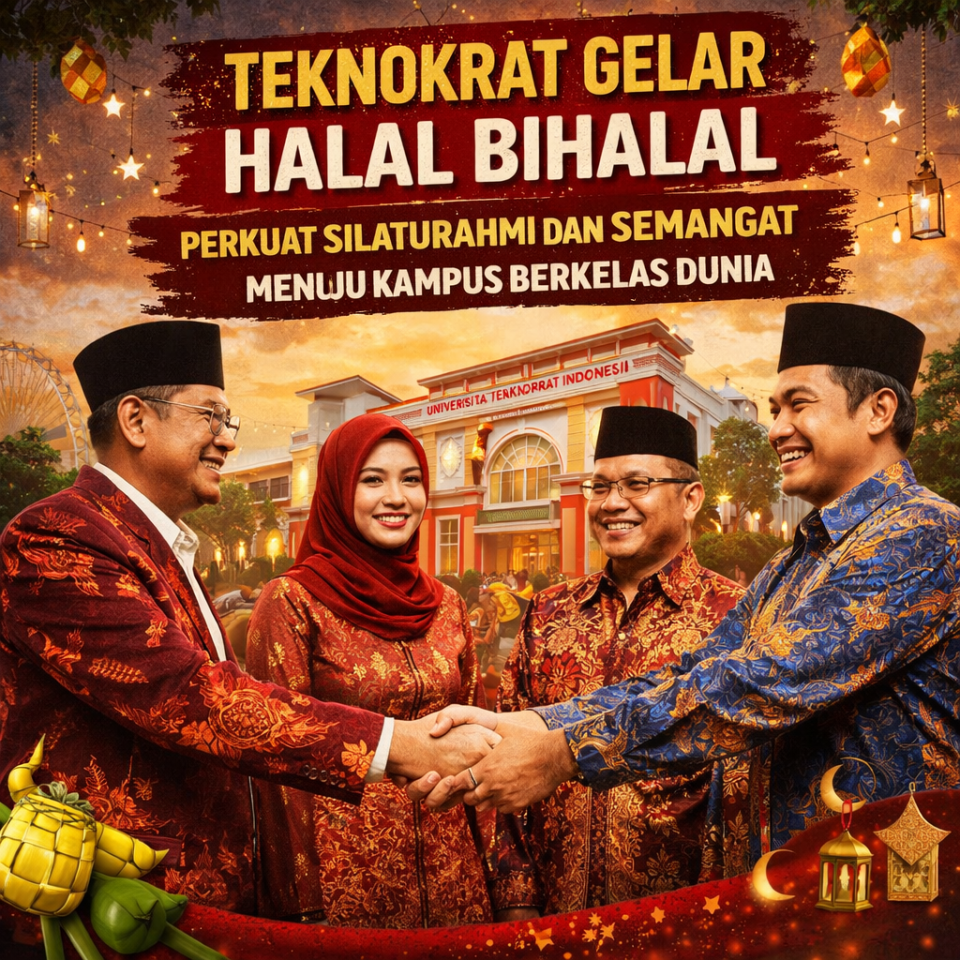 Teknokrat Gelar Halal bihalal, Perkuat Silaturahmi dan Semangat Menuju Kampus Berkelas Dunia