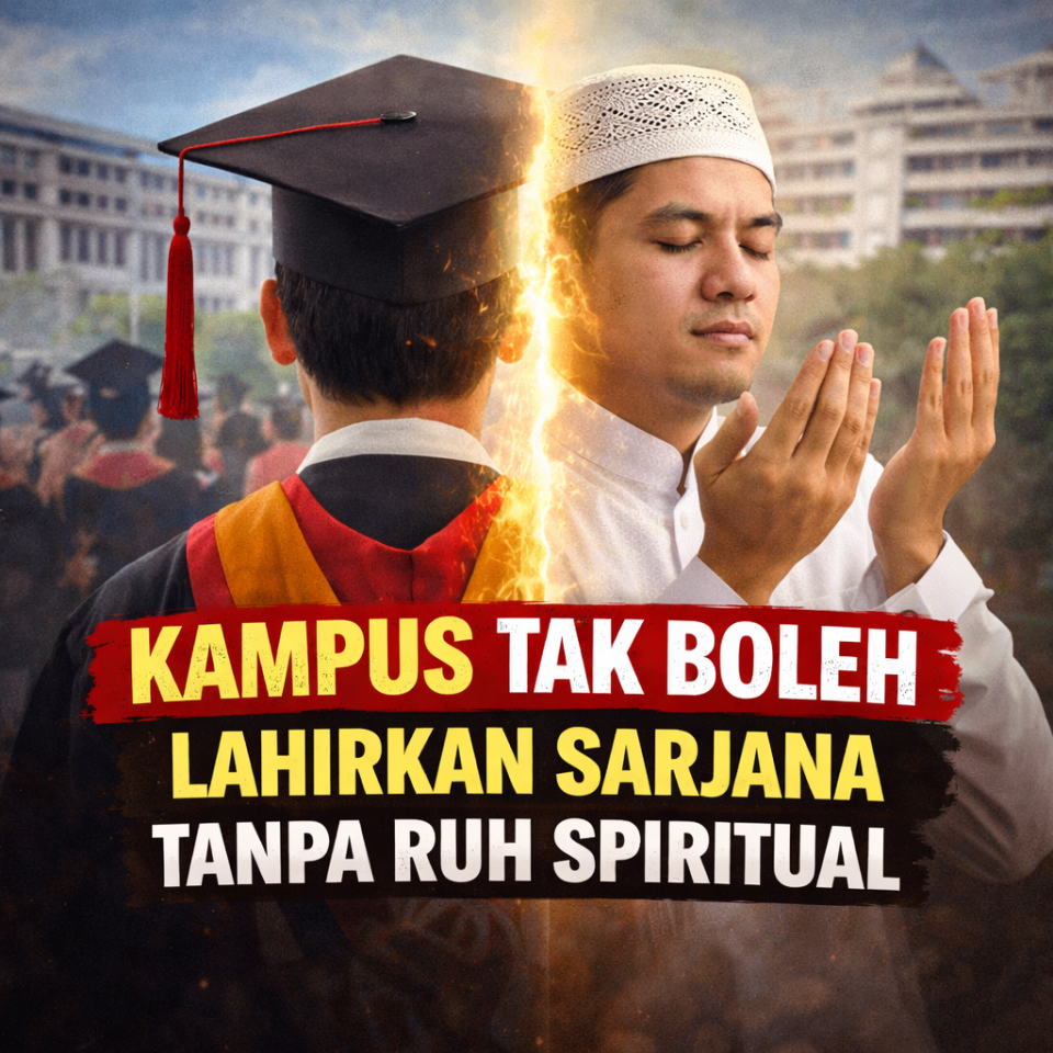 Kampus Tak Boleh Lahirkan Sarjana Tanpa Ruh Spiritual