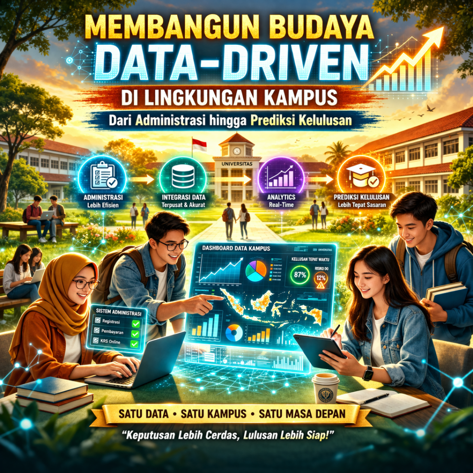 Membangun Budaya Data-Driven di Lingkungan Kampus, dari Administrasi hingga Prediksi Kelulusan