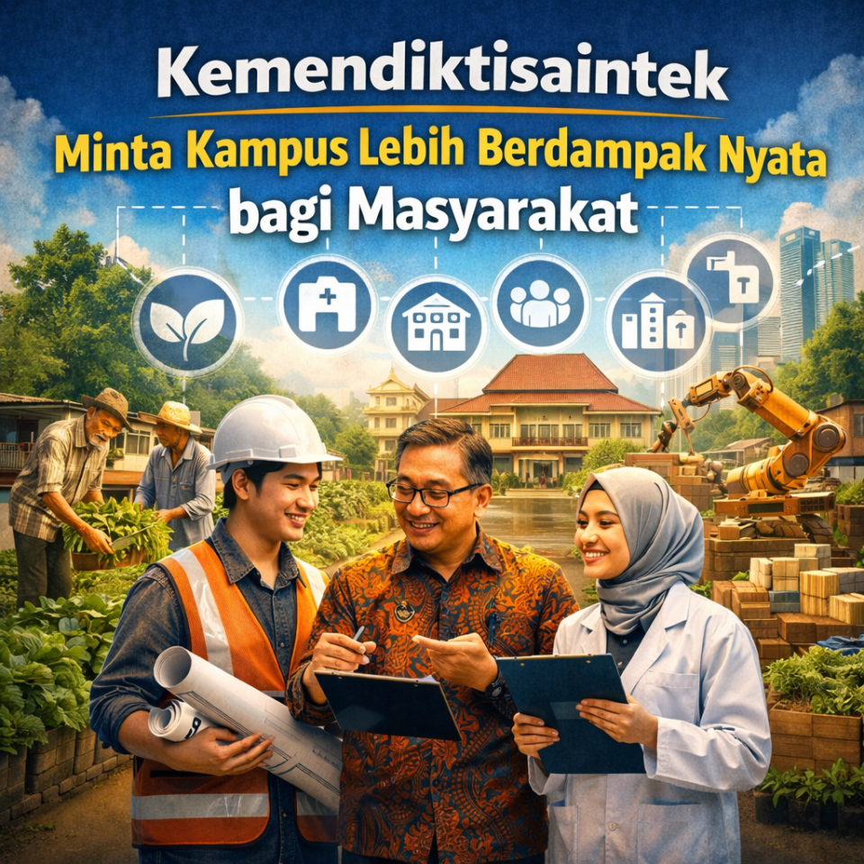 Kemendiktisaintek Minta Kampus Lebih Berdampak Nyata bagi Masyarakat