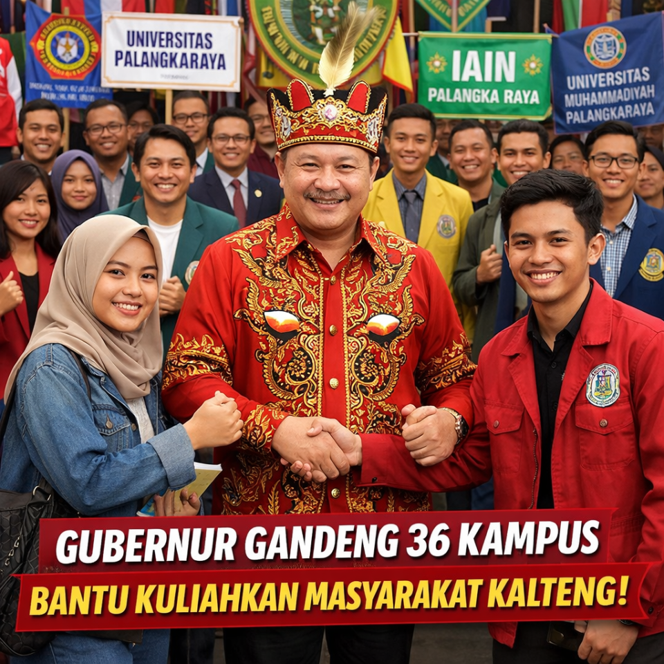 Gubernur Gandeng 36 Kampus Bantu Kuliahkan Masyarakat Kalteng