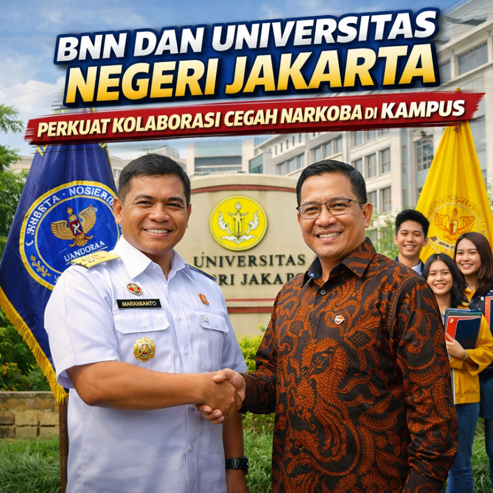 BNN dan Universitas Negeri Jakarta Perkuat Kolaborasi Cegah Narkoba di Kampus