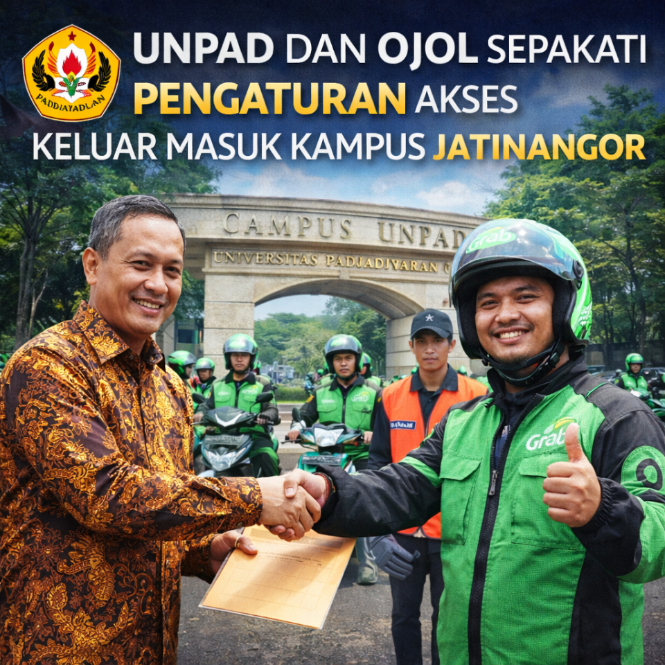 Unpad dan Ojol Sepakati Pengaturan Akses Keluar Masuk Kampus Jatinangor
