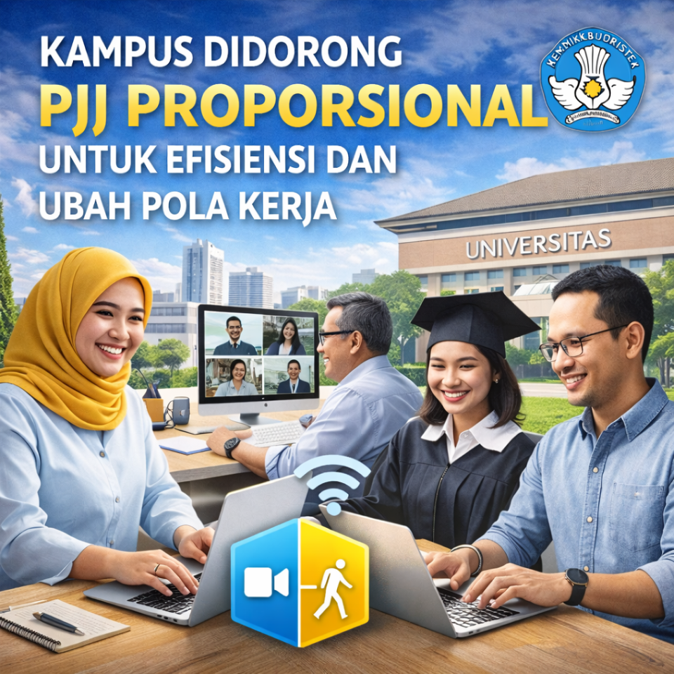 Kampus Didorong PJJ Proporsional untuk Efisiensi dan Ubah Pola Kerja