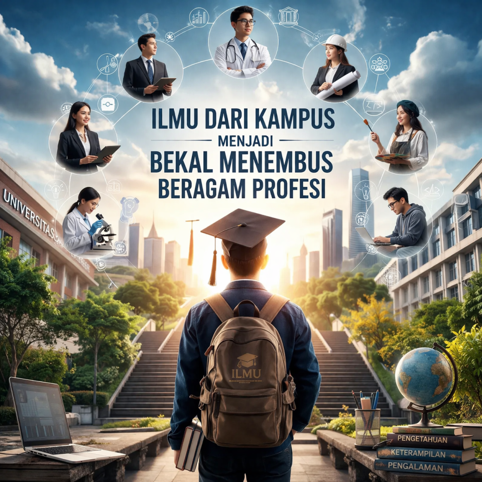 Ilmu dari Kampus Menjadi Bekal Menembus Beragam Profesi