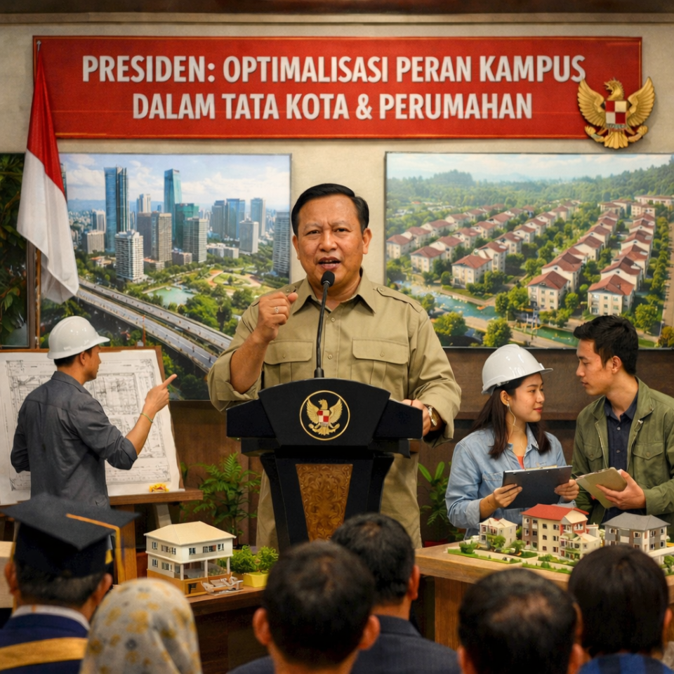 Presiden Instruksikan Optimalisasi Peran Kampus dalam Tata Kota dan Perumahan